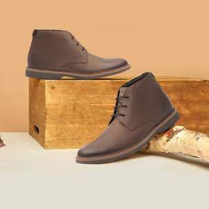 2021秋冬新款，Clarks 其乐 Atticuslt Mid 男士时尚系带靴  261613647