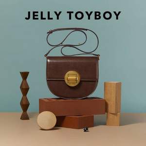 香港潮牌，Jellytoyboy 无边集合系列 2021新款女士骑士包斜挎包