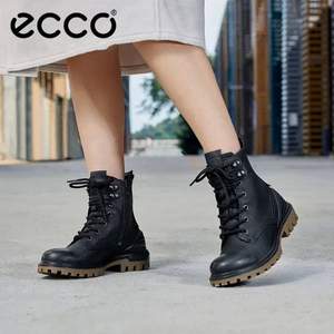 ECCO 爱步 TredTray趣闯系列 女士真皮马丁靴460353
