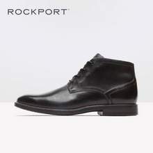 43码，Rockport 乐步 DresSports马拉松系列 男士商务真皮高帮短靴 V80654