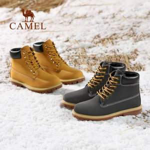 Camel 駱駝 男女高幫牛皮馬丁靴 多色