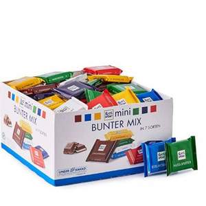 Rittersport 瑞特斯波德 迷你七彩什錦巧克力（7口味）1.4kg