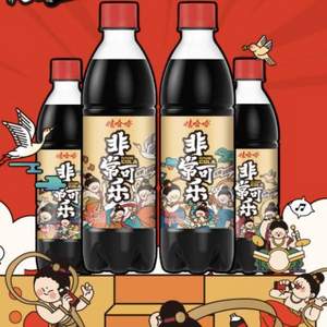 娃哈哈 敦煌定制版 无糖 非常可乐 500mL*4瓶