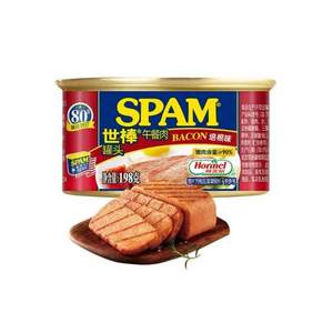 SPAM 世棒 午餐肉罐头 培根口味 198g*10件