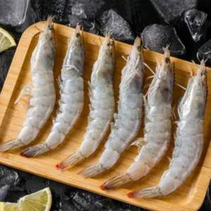 蟹联蟹业 国产新鲜白虾净重1500g