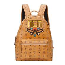 MCM Stark Visetos Geo 月桂葉小號雙肩背包