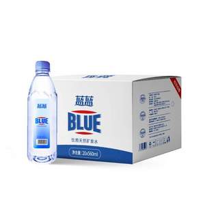 天地精华 蓝蓝系列 弱碱性饮用天然矿泉水 560ml*20瓶 