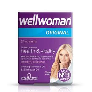 <span>白菜！</span>Vitabiotics 薇塔贝尔 Wellwoman Original 女性基本营养素胶囊30粒*2件