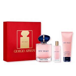 ARMANI 阿玛尼 MyWay自我无界限定版浓香水套装（EDP 90ml+15ml+身体乳75ml）€94.6