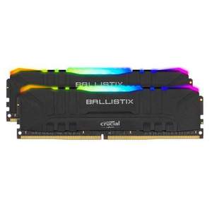 销量第一！Crucial 英睿达 Ballistix铂胜 RGB DDR4 3200 台式机内存条 32GB（16GB*2）