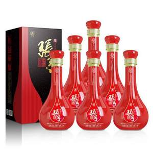 中华老字号，张弓酒 壹号  52度浓香型白酒  整箱500ml**6瓶