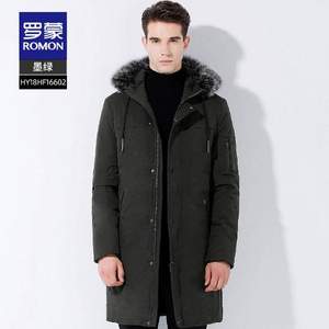 Romon 羅蒙 男士90白鴨絨中長(zhǎng)款羽絨服 29款
