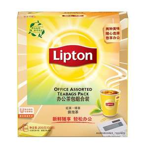 Lipton 立顿 红茶50包+绿茶50包 