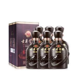 古井贡酒 年份原浆 古5 50度浓香型白酒 500ml*6瓶（赠幸福小酒1瓶）