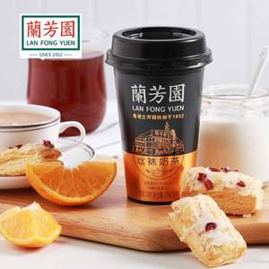 丝袜奶茶的创始者，LAN FONG YUEN 兰芳园 正宗港式丝袜奶茶280mL*6杯礼盒整箱*4件