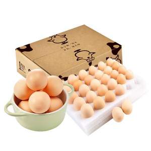 盒马鲜生 巨说 优质五谷喂养新鲜草鸡蛋 30枚装