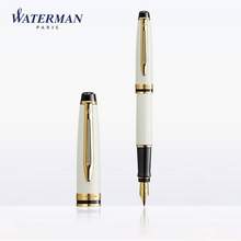 法国产，Watermen 威迪文 Expert权威 GT豪华款 18K金金尖钢笔 EF尖 象牙白