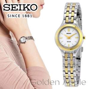 SEIKO 精工 SUP210  不锈钢太阳能女士手表