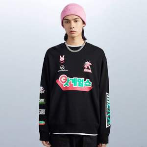 PEACEBIRD 太平鸟 守望先锋联名D.VA  男女同款圆领卫衣 多款