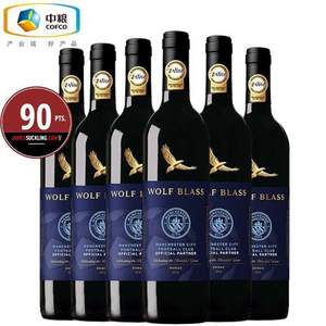 澳洲原瓶进口，Wolf Blass 纷赋酒庄 曼城纪念版 西拉干红葡萄酒 750ml*6整箱装 