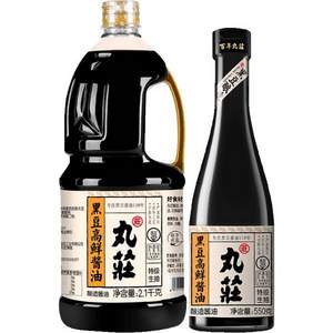 金龙鱼 丸庄纯酿鲜酱油2.1kg+550g 2件