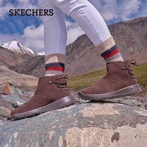 Skechers 斯凯奇 ON-THE-GO系列 女士保暖加绒休闲雪地靴15505