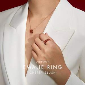 新年限定款，Daniel Wellington 丹尼尔·惠灵顿 男女同款玫瑰金指环
