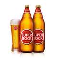 葡萄牙进口，Superbock 超级伯克 黄啤酒旋盖瓶装1000mL*2瓶
