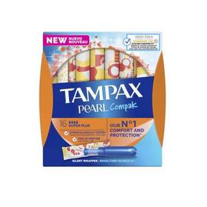 Tampax 丹碧丝 珍珠系列 塑胶导管棉条 超大吸收量版 128支装（16支*8盒）