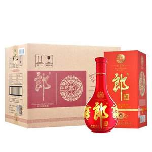 郎酒 紅花郎 10 53度醬香型白酒558mL*6瓶 整箱裝