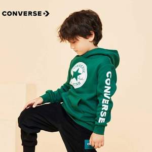 Converse 匡威 儿童加绒保暖连帽卫衣 110-160cm 多色