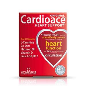 英国Vitabiotics 薇塔贝尔 Cardioace 心脏保健营养片30片