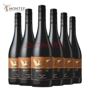 MONTES 蒙特斯  家族珍藏系列 黑皮诺干红葡萄酒 750ml*6瓶 