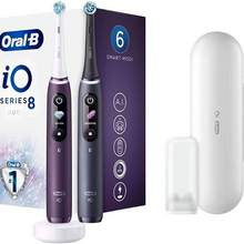 Oral-B 欧乐B iO 8系列 云感洁净护龈 智能蓝牙电动牙刷 2支装