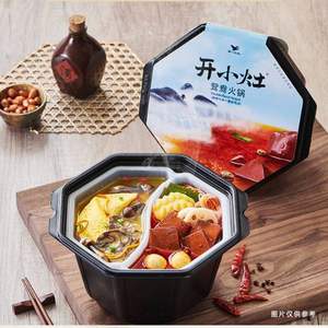 统一 开小灶 麻辣牛肉/鸳鸯 自热火锅 2盒装 1620g