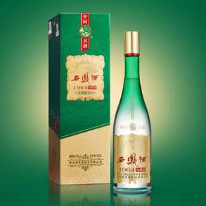 西凤酒 1964珍藏版 55度绵柔凤香型白酒500mL 