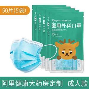 YY0469標(biāo)準(zhǔn)，超亞 一次性醫(yī)用外科口罩 成人款/兒童款 100個(gè)