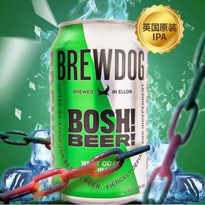 BrewDog 英国酿酒狗 Bosh WestCoast IPA啤酒 330ml*12罐