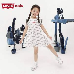 Levi's 李维斯 2022夏季新款女童短袖连衣裙（100~130码）2色