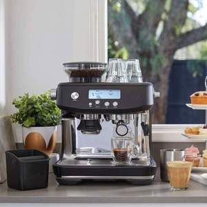 磨砂黑！Sage Barista Pro系列 SES878 带磨豆器 半自动咖啡机