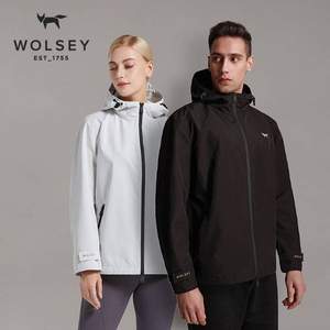 <span>降￥100新低！</span>英國(guó)皇室266年品牌，Wolsey 2022年春季男女同款1911戶外系列沖鋒衣外套 3色