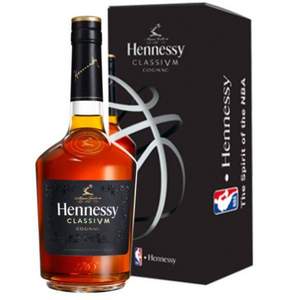 NBA联名版，Hennessy 轩尼诗 新点干邑白兰地 700mL*2瓶 