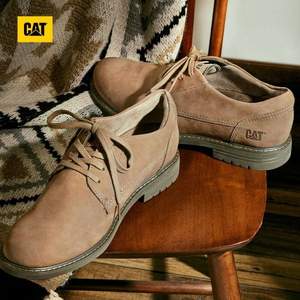 Plus会员，CAT 卡特彼勒 Cason 男士真皮牛津鞋