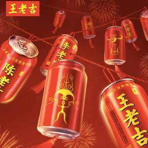 姓氏圖騰定制款！王老吉 涼茶 310ml*12罐