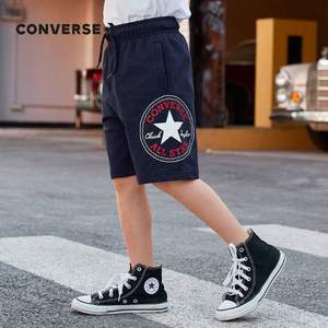 Converse 匡威 22夏新款薄款儿童纯棉运动短裤（105~165码） 3色