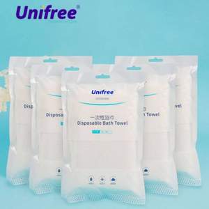 unifree 一次性浴巾 5包