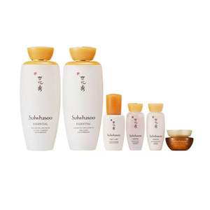 Sulwhasoo 雪花秀  滋盈肌本润颜水乳套装6件（滋盈水125mL+滋盈乳125mL+中样4件套）送洗面奶50ml*2 