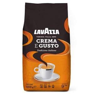 Lavazza 乐维萨 Crema E Gusto 意大利传统研磨咖啡豆1kg