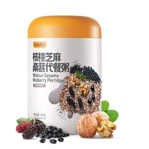 五谷磨房 核桃芝麻桑葚代餐粥 600g