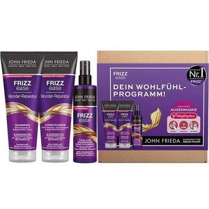 John Frieda Frizz Ease 奇迹修复护发套装（洗发水250mL+护发素250mL+护发喷雾200mL+MegRhythm 眼罩）